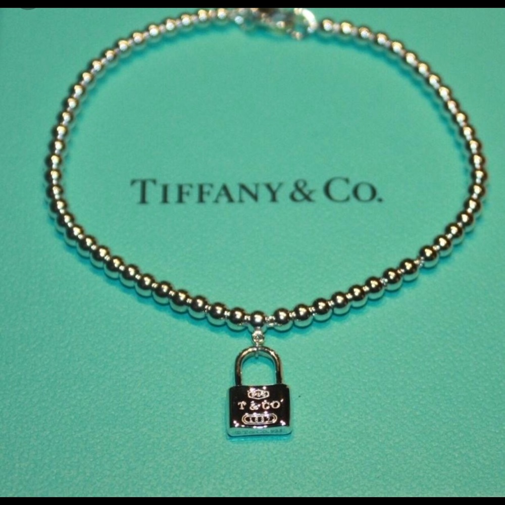 Tiffany and Co. beaded lock bracelet